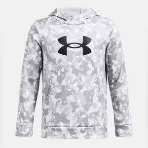 NWT Under Armour Boys' Armour Fleece Big Logo Printed Hoodie